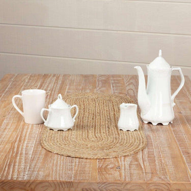 Natural Jute Braided Table Runner - The Fox Decor